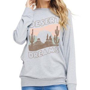 Desert Dreams Graphic Top (Zutter) (Grey)